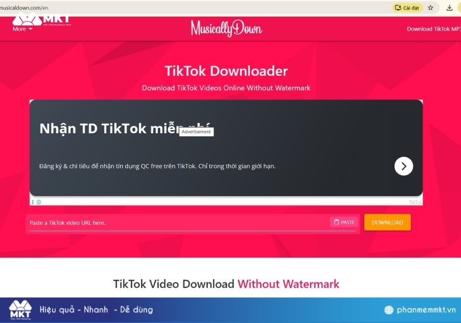 5 cách tải video TikTok không logo nhanh, không cần cài app