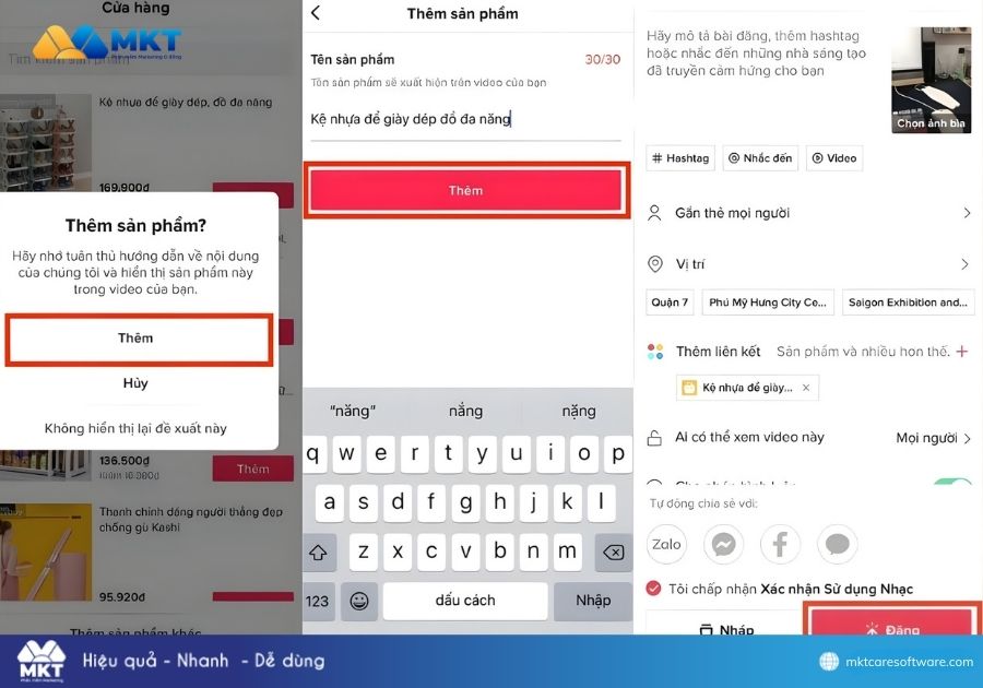 Cách gắn link sản phẩm affiliate trên Tiktok