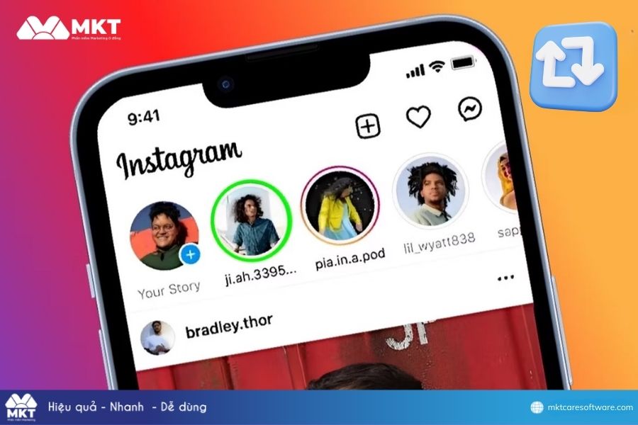 Cách đăng lại story của người khác trên Instagram