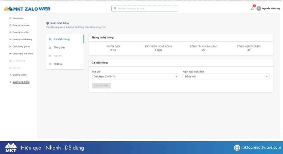 Giải pháp Zalo Marketing tự động