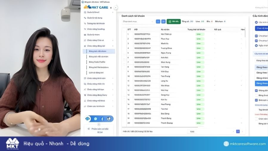 Phần mềm đăng bài Facebook