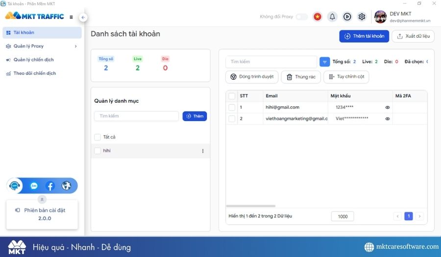Phần mềm tăng traffic website
