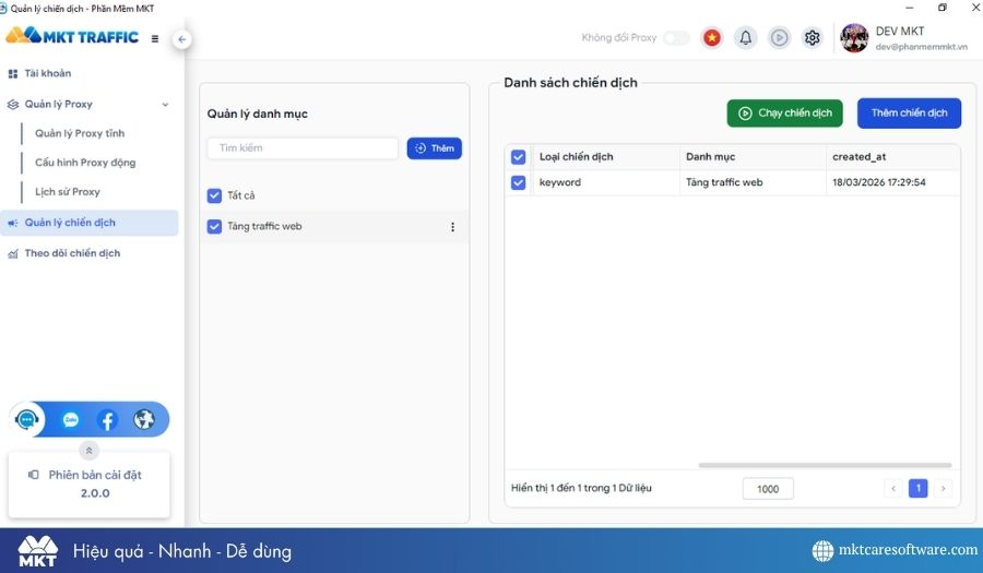 Phần mềm tăng traffic website