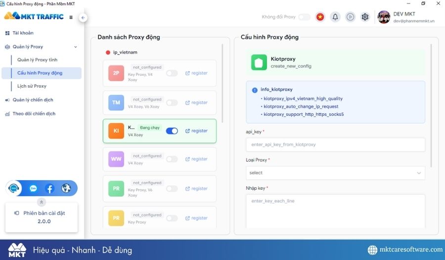 Phần mềm tăng traffic website