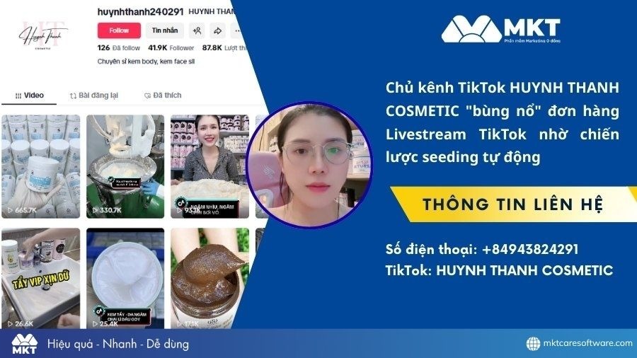 Seeding livestream TikTok