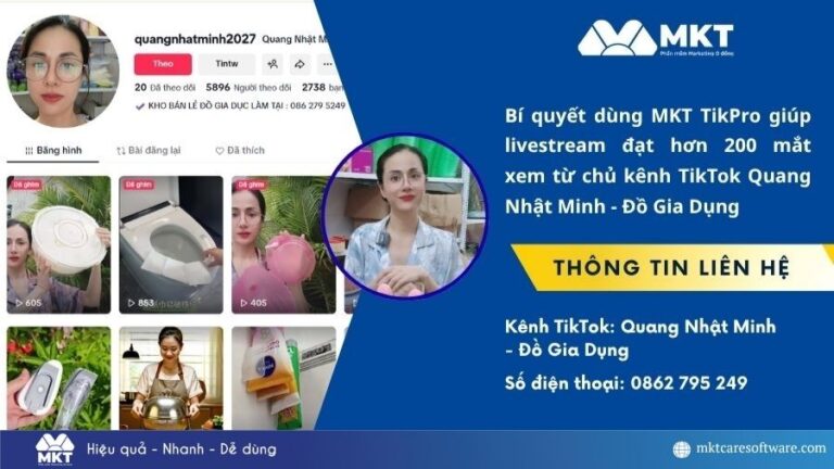 Bán đồ gia dụng trên TikTok hiệu quả: Bí quyết nghìn mắt xem của shop Quang Nhật Minh