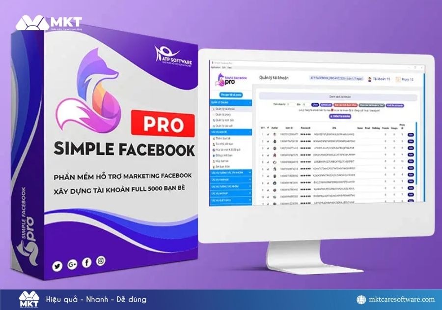 Phần mềm auto Facebook