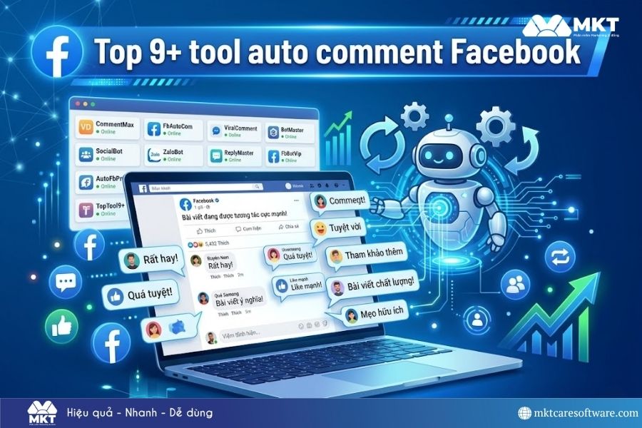 Tool auto comment Facebook