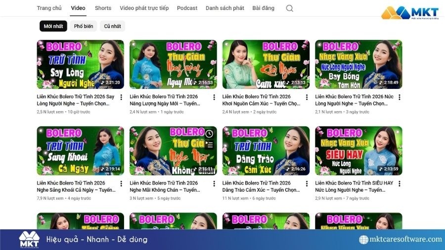 Kênh YouTube Nhạc Hay 365