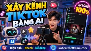 xay kenh tiktok bang AI 2026