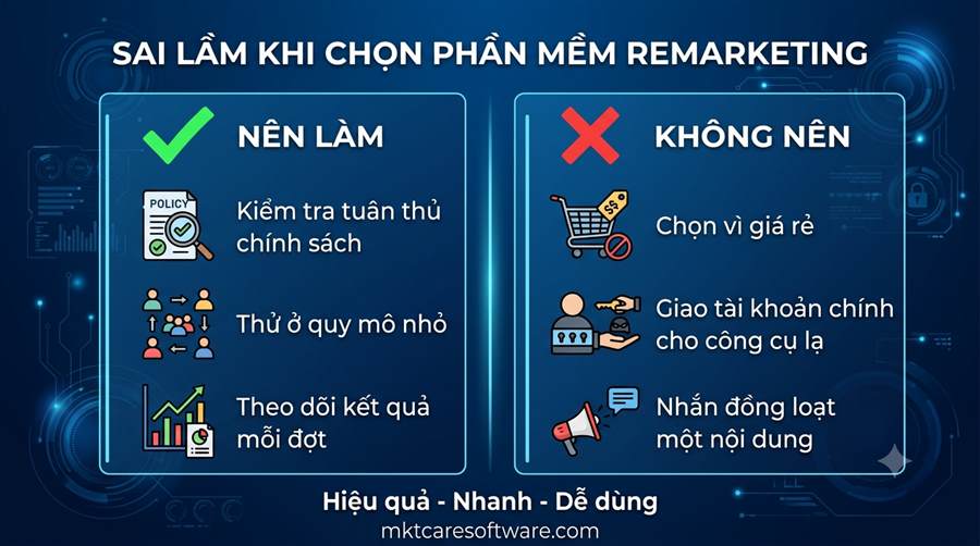chọn phần mềm remarketing facebook 2026